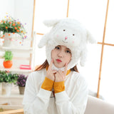 Maxbell Women Men Headwear Head Warmer Sheep Hat for Stage Performance