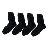 Maxbell 4 Pair Women Socks Warm Thermal Cold Weather Autumn Winter Fashion black