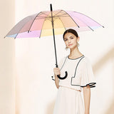 Maxbell Multicolor Clear Rain Umbrellas Dia x H 100x82cm Fashion Universal Durable
