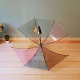 Maxbell Multicolor Clear Rain Umbrellas Dia x H 100x82cm Fashion Universal Durable