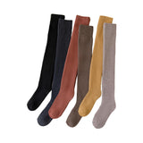 Maxbell 50cm Winter Over Knee Long Socks Women Long Stockings Warm Thigh High Socks Black