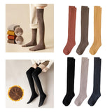 Maxbell 50cm Winter Over Knee Long Socks Women Long Stockings Warm Thigh High Socks Black