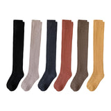 Maxbell 50cm Winter Over Knee Long Socks Women Long Stockings Warm Thigh High Socks Black