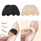 Maxbell 2x Sponge Shoes Filler Forefoot Forefoot Insert Toe Big Shoes Reusable Black