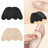 Maxbell 2x Sponge Shoes Filler Forefoot Forefoot Insert Toe Big Shoes Reusable Black