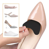 Maxbell 2x Sponge Shoes Filler Forefoot Forefoot Insert Toe Big Shoes Reusable Black