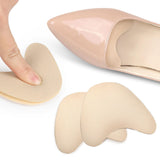 Maxbell 2x Sponge Shoes Filler Forefoot Forefoot Insert Toe Big Shoes Reusable Brown
