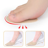 Maxbell 2x Sponge Shoes Filler Forefoot Forefoot Insert Toe Big Shoes Reusable Brown