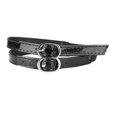 Maxbell Shoe Strap Holder with Buckle Shoelace Accessories Anti Loose for Women Lady mirror black