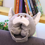 Maxbell Lovely Plush Wolf Hat Halloween Costume Hats for Adults Kids Stuffed Toy