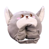 Maxbell Lovely Plush Wolf Hat Halloween Costume Hats for Adults Kids Stuffed Toy