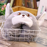 Maxbell Lovely Plush Wolf Hat Halloween Costume Hats for Adults Kids Stuffed Toy