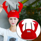 Maxbell Cartoon Hat Hair Accessories Headgear Fancy Dress Photo Prop Girls Boys Lobster