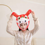 Maxbell Lion Rabbit Plush Hat Creative Adult Kids Gift for Festival Cosplay