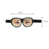 Maxbell Funny Eyeshade Sleep Eyes Mask Comfortable to Wear with Adjustable Head Strap Style D