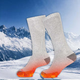 Maxbell Men Heating Socks Winter Socks Breathable for Outdoor Activities Cycling