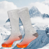 Maxbell Men Heating Socks Winter Socks Breathable for Outdoor Activities Cycling