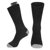Maxbell Heated Socks Comfortable Long Stockings for Skateboarding Skiing Fishing Black