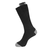 Maxbell Heated Socks Comfortable Long Stockings for Skateboarding Skiing Fishing Black