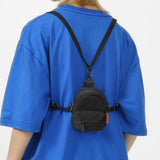 Maxbell Fashion Backpack Durable Purse with Long Strap Outdoor Climbing Hunting Black