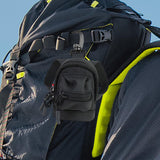 Maxbell Fashion Backpack Durable Purse with Long Strap Outdoor Climbing Hunting Black