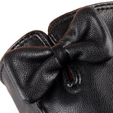 Maxbell PU Women Winter Gloves Touchscreen Texting Typing Waterproof for Driving