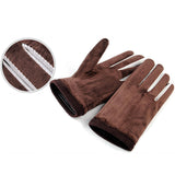 Maxbell PU Women Winter Gloves Touchscreen Texting Typing Waterproof for Driving