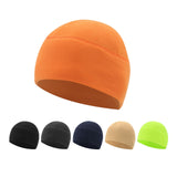 Maxbell Fleece Beanie Hat Winter Lightweight Soft for Snowboard Outdoor Men Women Black