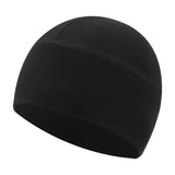 Maxbell Fleece Beanie Hat Winter Lightweight Soft for Snowboard Outdoor Men Women Black