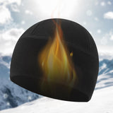 Maxbell Fleece Beanie Hat Winter Lightweight Soft for Snowboard Outdoor Men Women Black