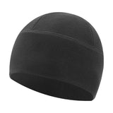 Maxbell Fleece Beanie Hat Winter Lightweight Soft for Snowboard Outdoor Men Women Dark Gray