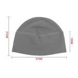 Maxbell Fleece Beanie Hat Winter Lightweight Soft for Snowboard Outdoor Men Women Dark Gray