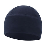 Maxbell Fleece Beanie Hat Winter Lightweight Soft for Snowboard Outdoor Men Women Navy Blue