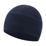 Maxbell Fleece Beanie Hat Winter Lightweight Soft for Snowboard Outdoor Men Women Navy Blue