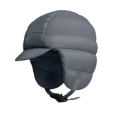 Maxbell Winter Baseball Caps Ski Brim Hat Outdoor with Ear Flaps Trooper Trapper Hat Deep Gray