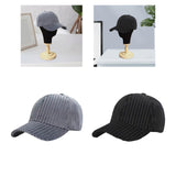 Maxbell Baseball Hat Autumn Winter Headgear Adjustable for Hiking Outdoor Activities Dark Gray