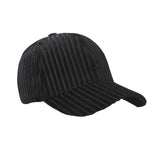 Maxbell Baseball Hat Autumn Winter Headgear Adjustable for Hiking Outdoor Activities Black