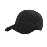 Maxbell Baseball Hat Autumn Winter Headgear Adjustable for Hiking Outdoor Activities Black