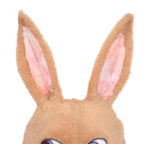 Maxbell 3D Rabbit Masks Half Face Decor for Carnival Costume Accessories Photo Prop