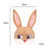 Maxbell 3D Rabbit Masks Half Face Decor for Carnival Costume Accessories Photo Prop