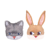 Maxbell 3D Rabbit Masks Half Face Decor for Carnival Costume Accessories Photo Prop