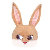 Maxbell 3D Rabbit Masks Half Face Decor for Carnival Costume Accessories Photo Prop