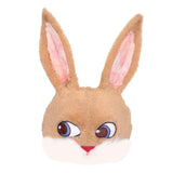 Maxbell 3D Rabbit Masks Half Face Decor for Carnival Costume Accessories Photo Prop