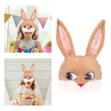 Maxbell 3D Rabbit Masks Half Face Decor for Carnival Costume Accessories Photo Prop