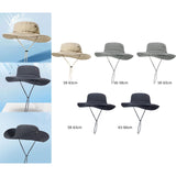 Maxbell Sun Hat Wide Brim Foldable Bucket Hat Sunhat for Summer Travel Fishing Hat M Khaki