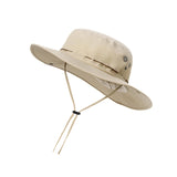 Maxbell Sun Hat Wide Brim Foldable Bucket Hat Sunhat for Summer Travel Fishing Hat M Khaki