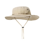 Maxbell Sun Hat Wide Brim Foldable Bucket Hat Sunhat for Summer Travel Fishing Hat M Khaki