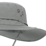 Maxbell Sun Hat Wide Brim Foldable Bucket Hat Sunhat for Summer Travel Fishing Hat S Light Gray