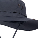 Maxbell Sun Hat Wide Brim Foldable Bucket Hat Sunhat for Summer Travel Fishing Hat M Dark Gray