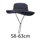 Maxbell Sun Hat Wide Brim Foldable Bucket Hat Sunhat for Summer Travel Fishing Hat M Dark Gray